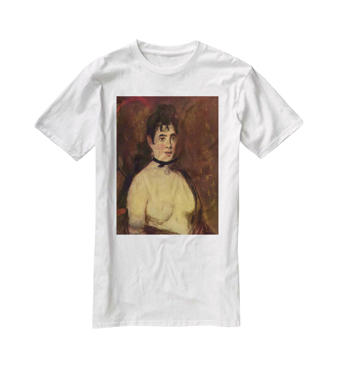 Female act by Manet T-Shirt - Canvas Art Rocks - 5