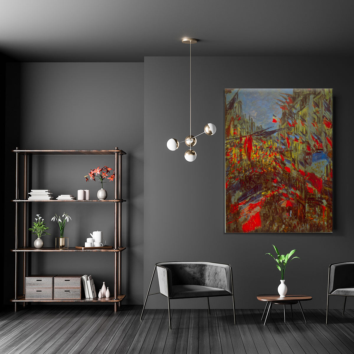 Festivities by Monet Canvas Print or Poster - Canvas Art Rocks - 5