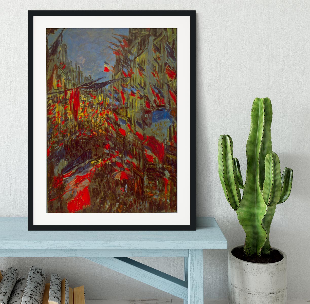 Festivities by Monet Framed Print - Canvas Art Rocks - 1