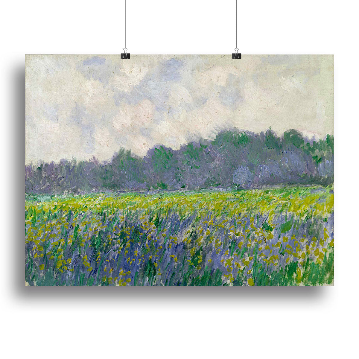Field of Yellow Irises by Monet Canvas Print or Poster - Canvas Art Rocks - 2