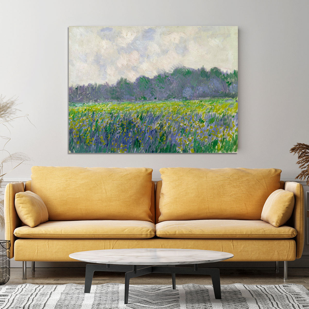 Field of Yellow Irises by Monet Canvas Print or Poster - Canvas Art Rocks - 4