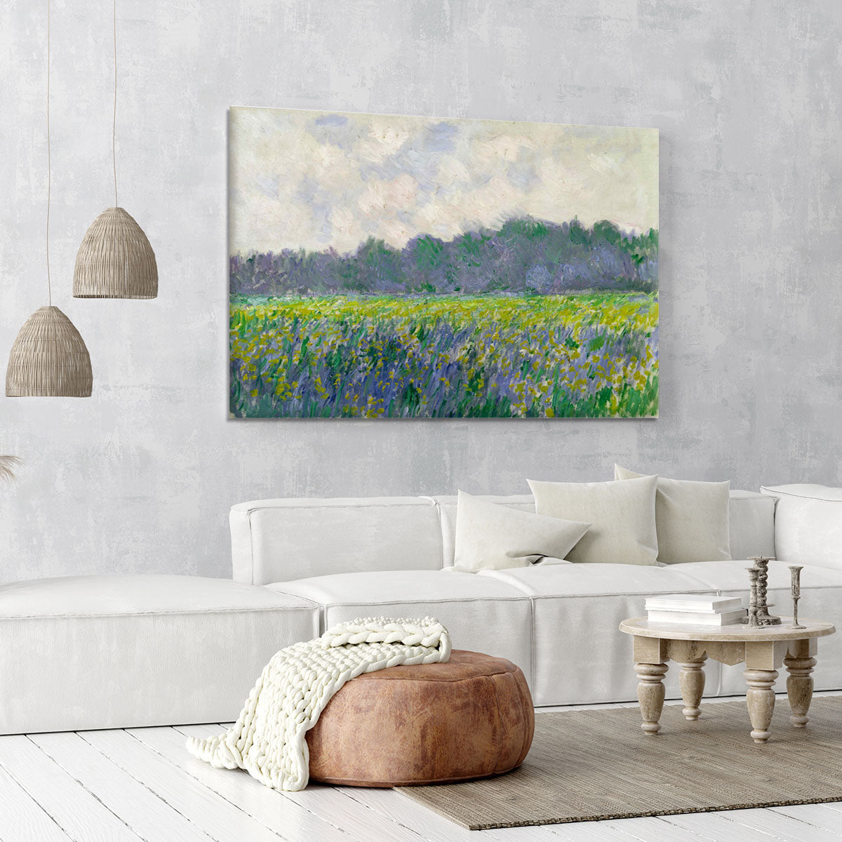 Field of Yellow Irises by Monet Canvas Print or Poster - Canvas Art Rocks - 6