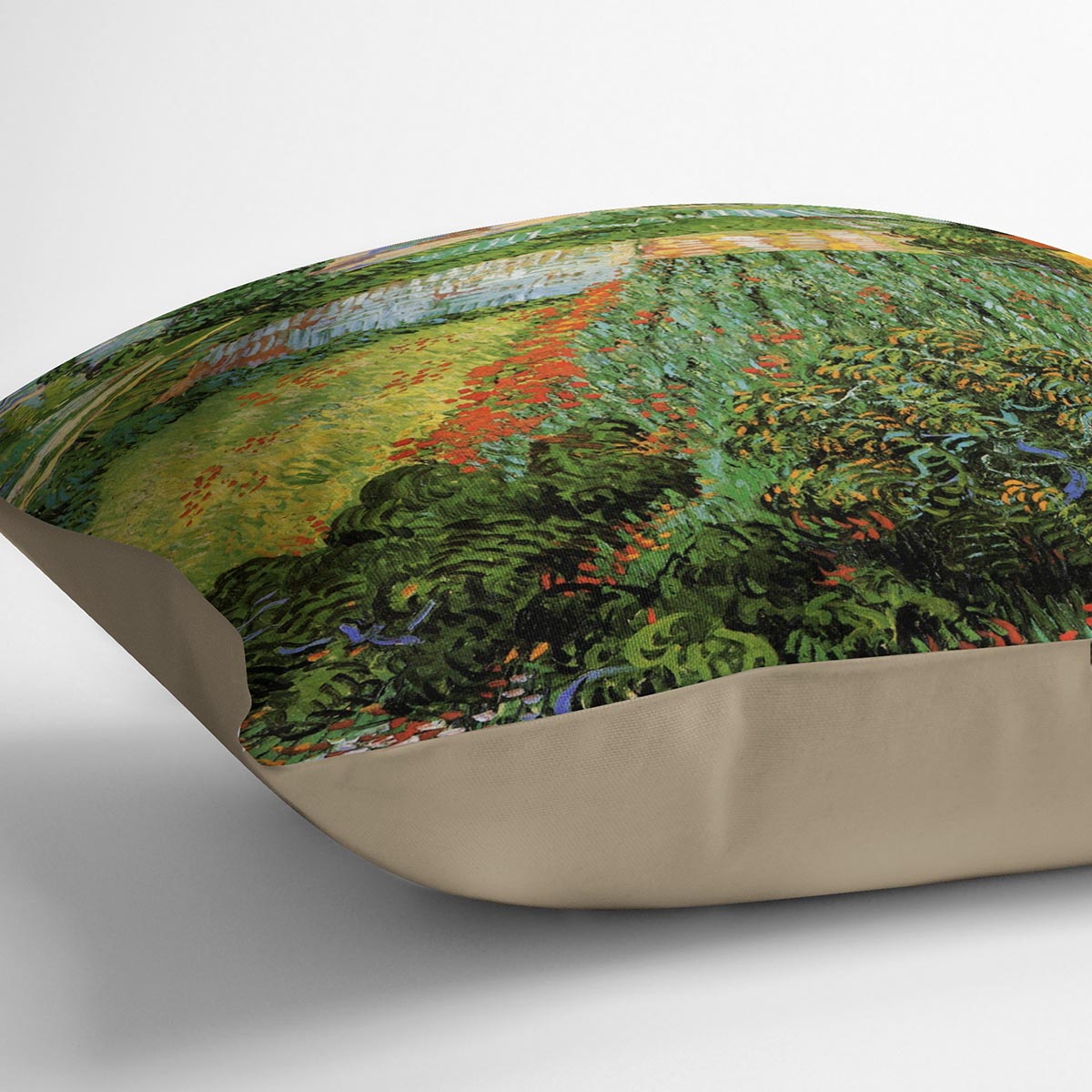 Field with Poppies by Van Gogh Cushion