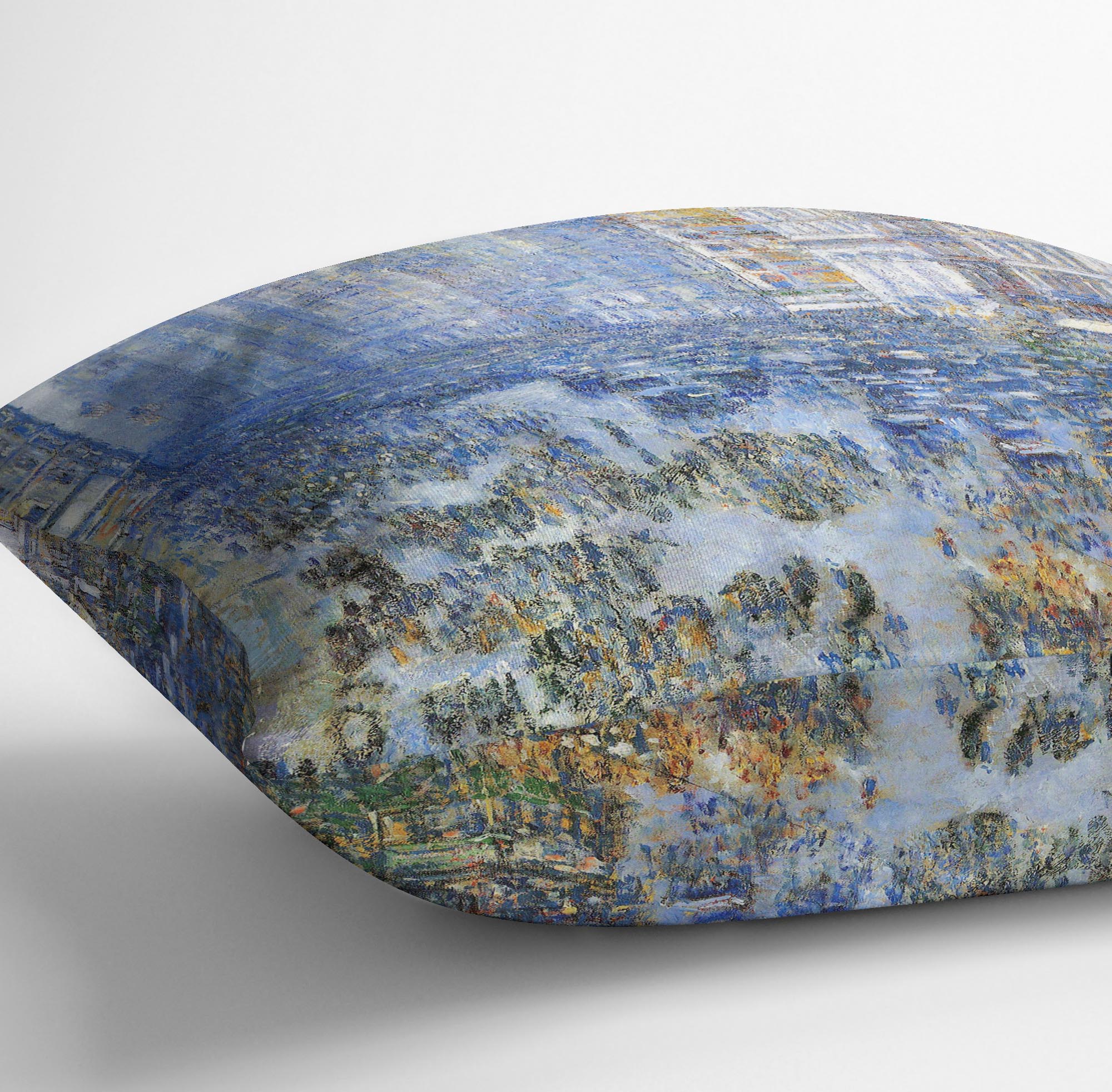 Fifth Avenue by Hassam Cushion - Canvas Art Rocks - 3