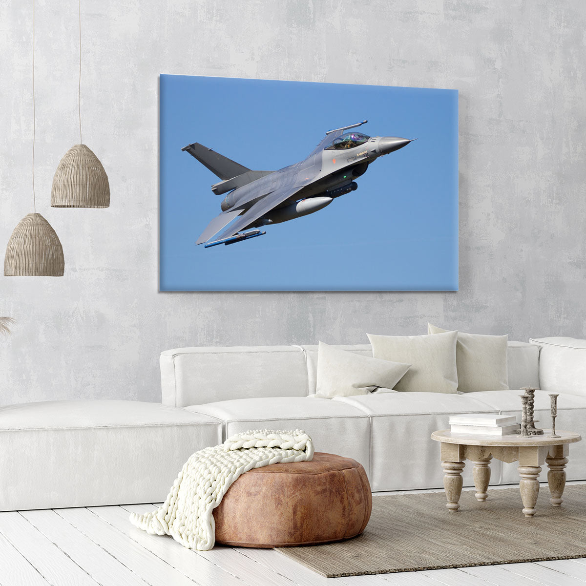 Fighter jet flyby Canvas Print or Poster - Canvas Art Rocks - 6