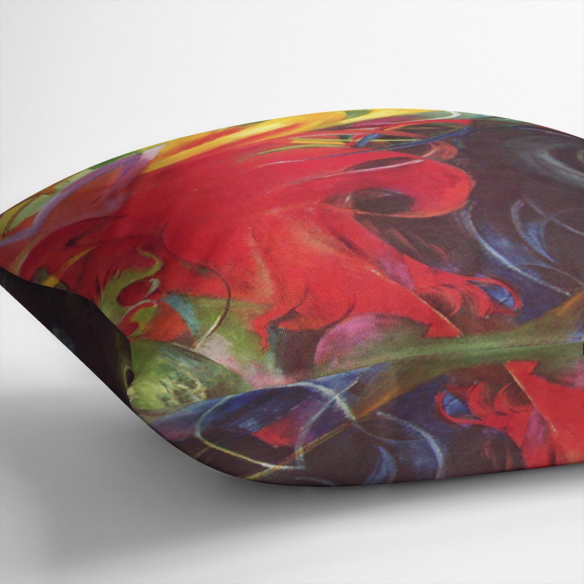 Fighting forms by Franz Marc Cushion