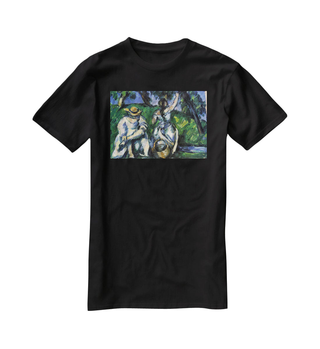 Figures by Cezanne T-Shirt - Canvas Art Rocks - 1