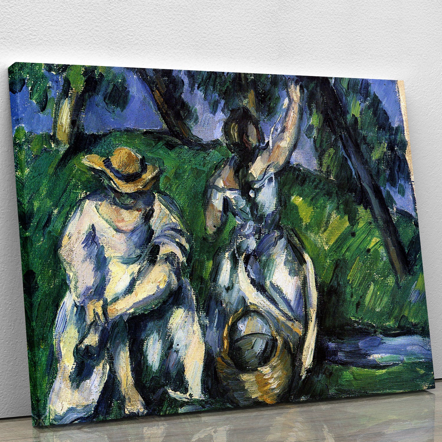 Figures by Cezanne Canvas Print or Poster - Canvas Art Rocks - 1