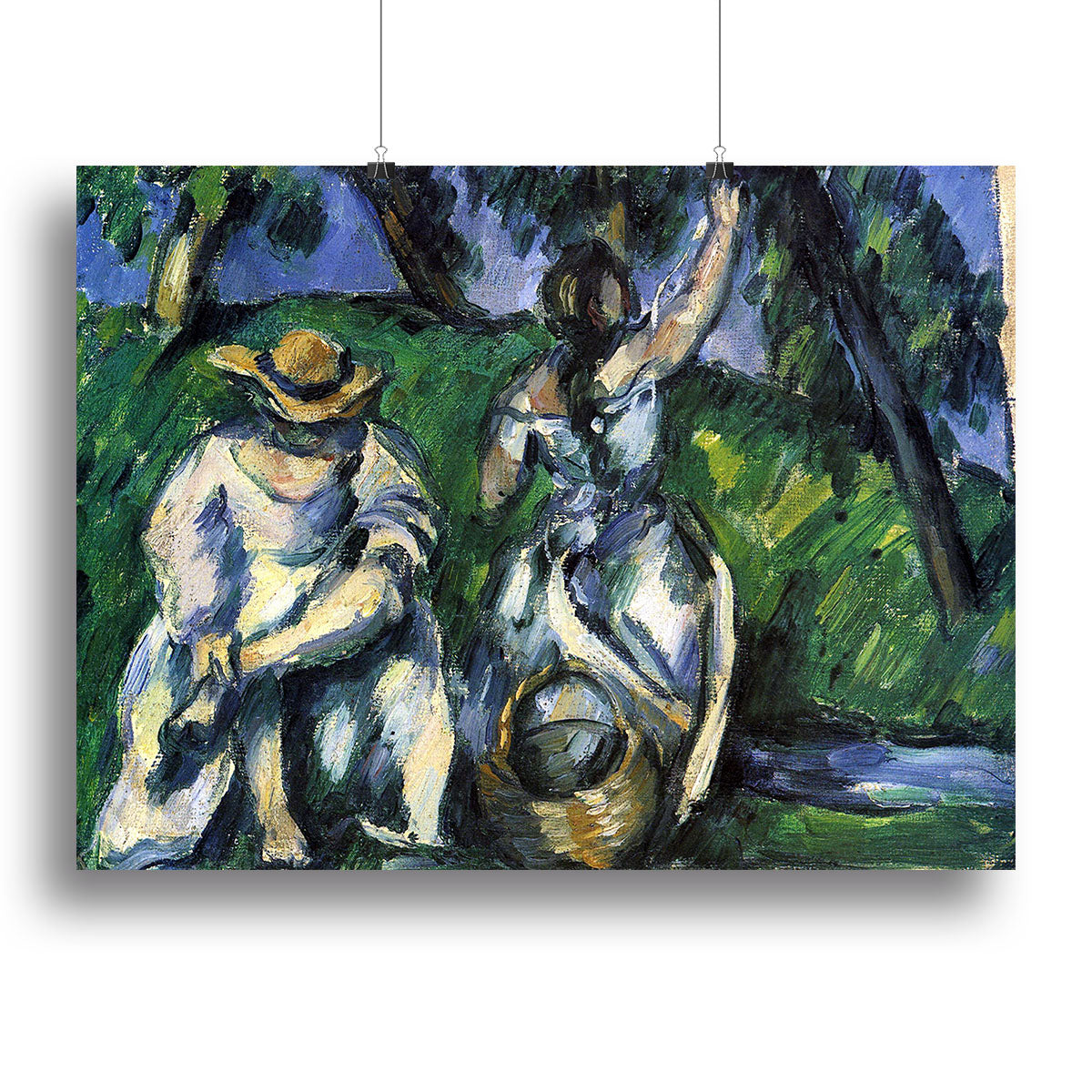 Figures by Cezanne Canvas Print or Poster - Canvas Art Rocks - 2