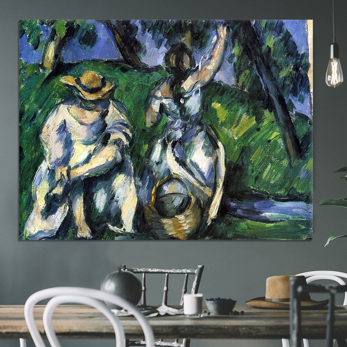 Figures by Cezanne Canvas Print or Poster - Canvas Art Rocks - 3