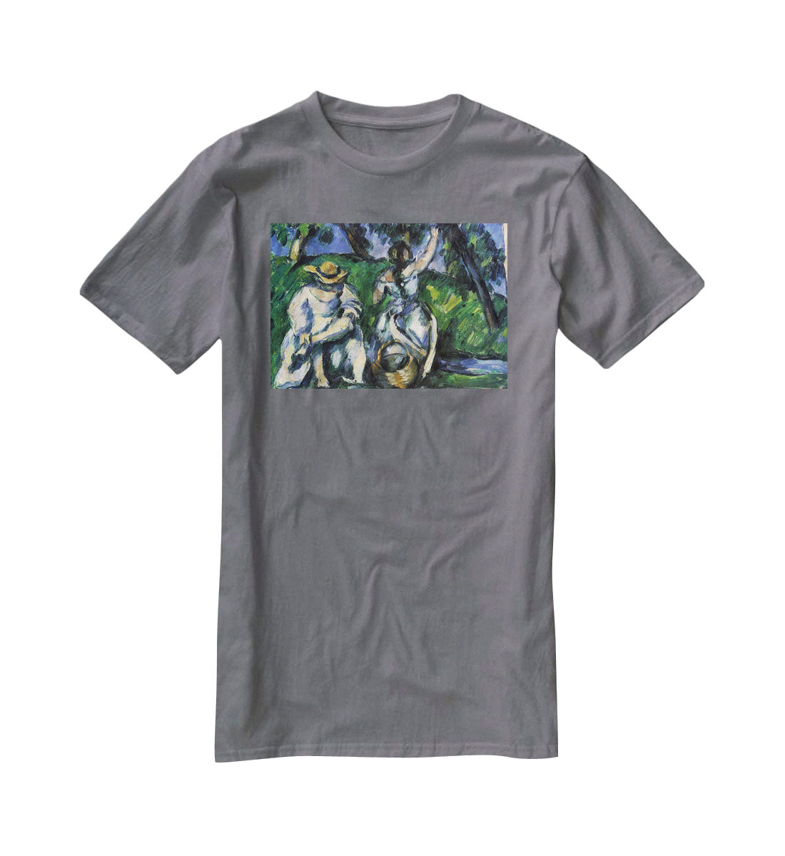 Figures by Cezanne T-Shirt - Canvas Art Rocks - 3