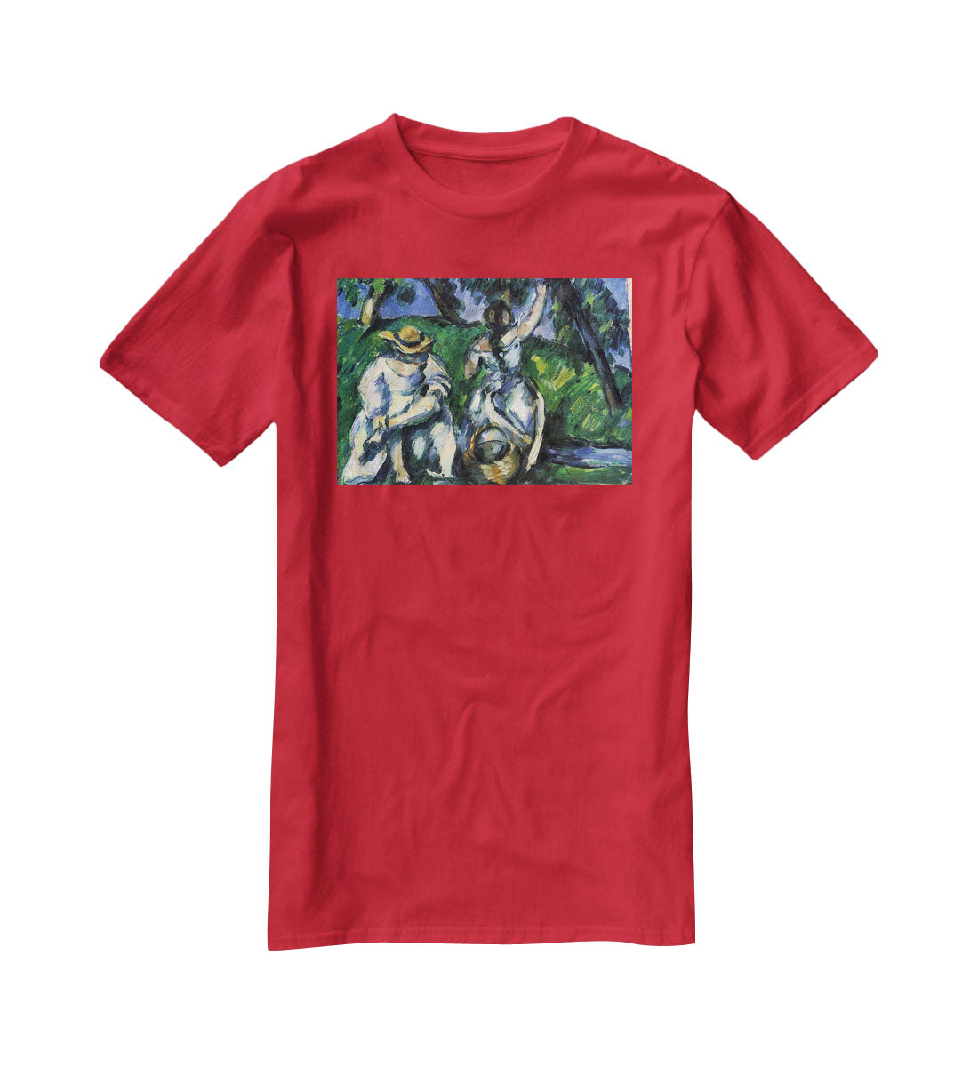 Figures by Cezanne T-Shirt - Canvas Art Rocks - 4