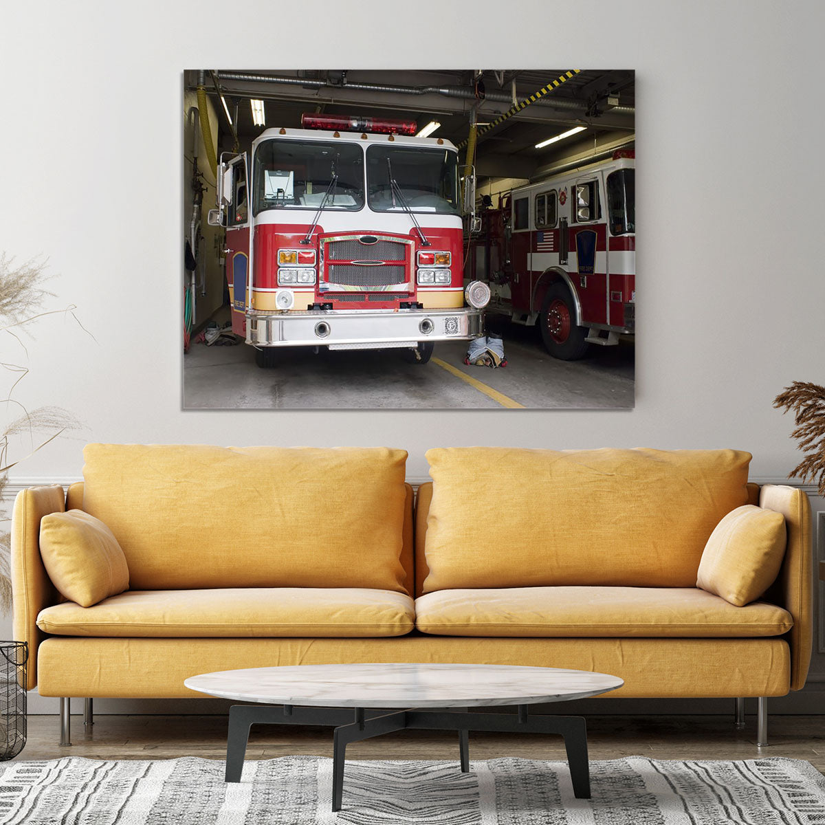 Fire Truck Canvas Print or Poster - Canvas Art Rocks - 4