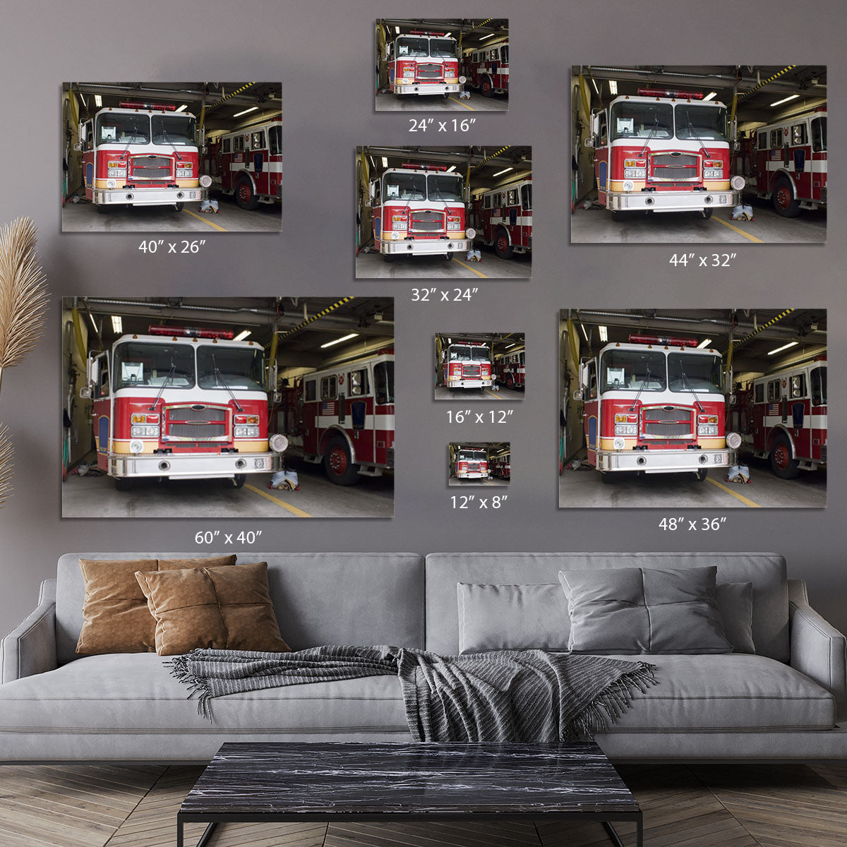 Fire Truck Canvas Print or Poster - Canvas Art Rocks - 7