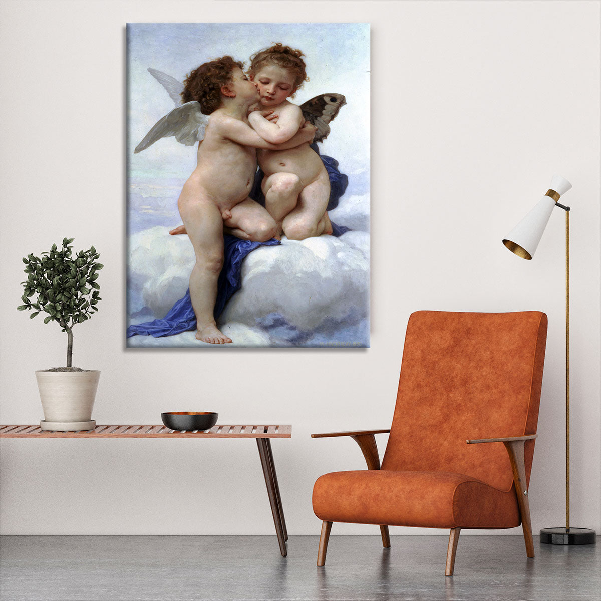 First Kiss By Bouguereau Canvas Print or Poster - Canvas Art Rocks - 6