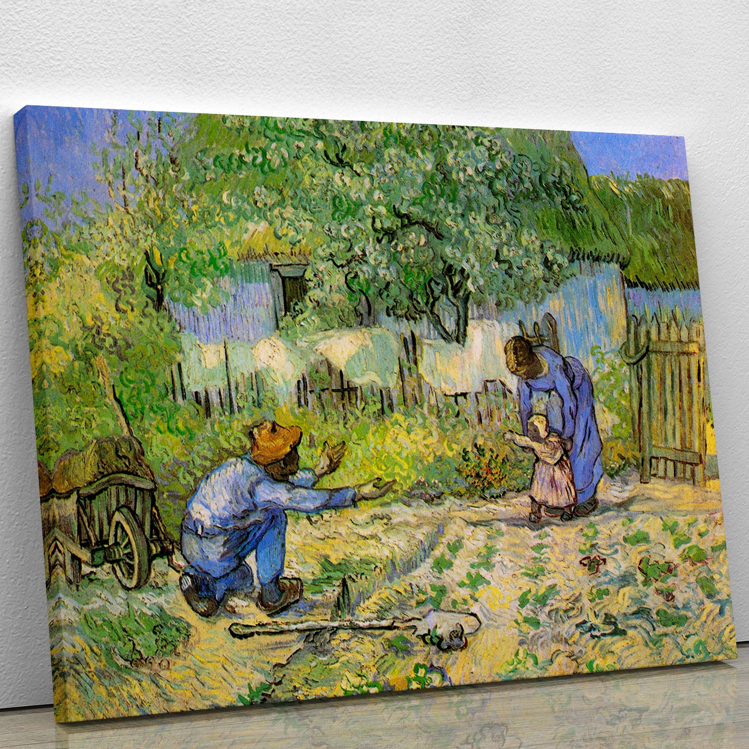 First Steps by Van Gogh Canvas Print or Poster - Canvas Art Rocks - 1