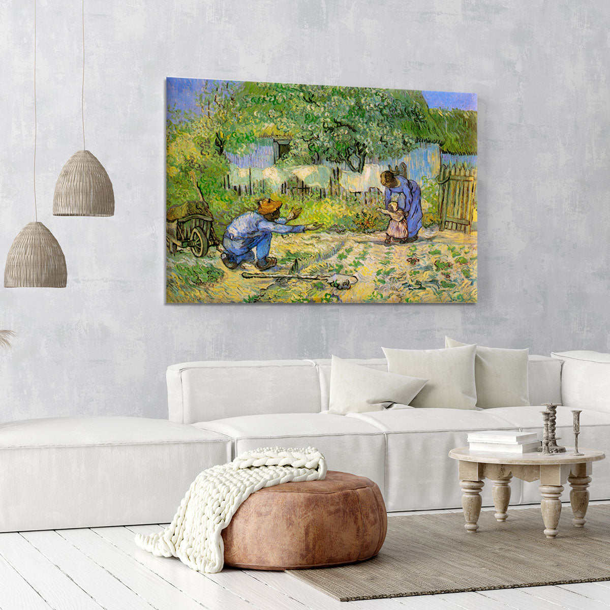 First Steps by Van Gogh Canvas Print or Poster - Canvas Art Rocks - 6