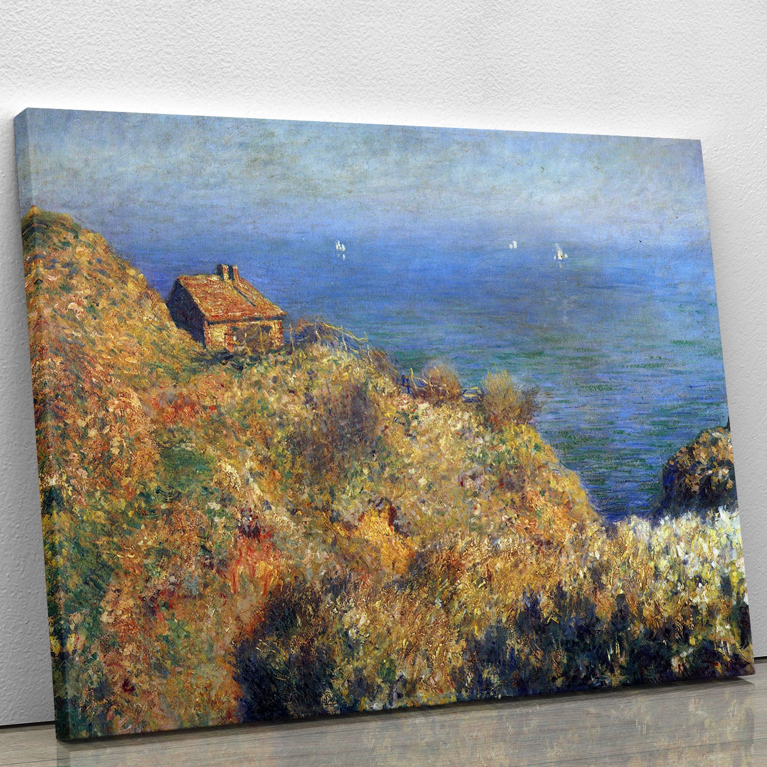 Fishermans lodge at Varengeville by Monet Canvas Print or Poster - Canvas Art Rocks - 1