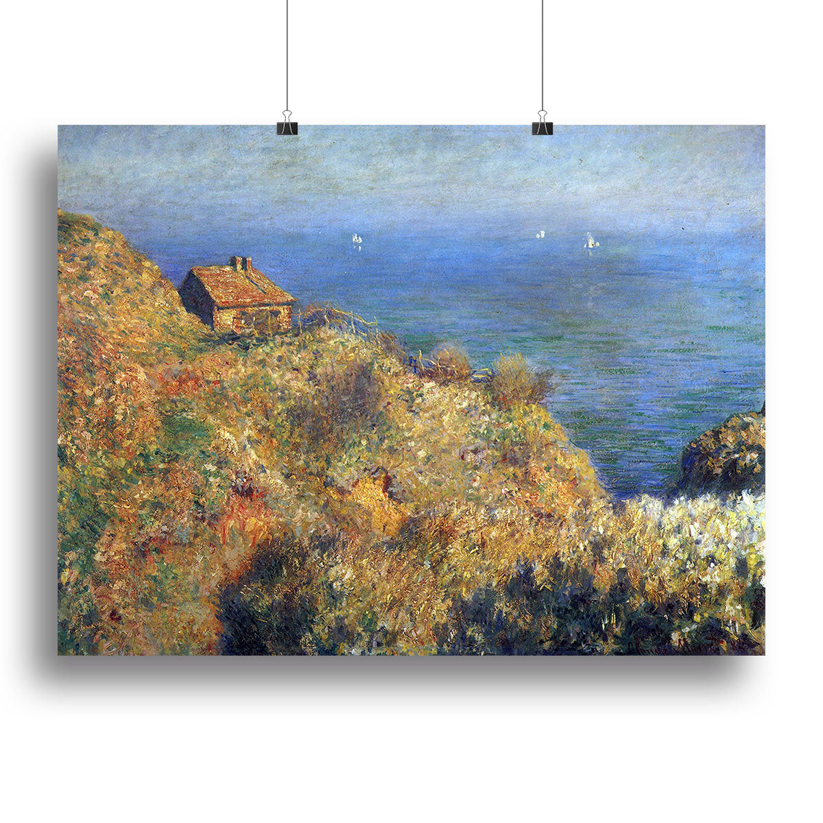 Fishermans lodge at Varengeville by Monet Canvas Print or Poster - Canvas Art Rocks - 2