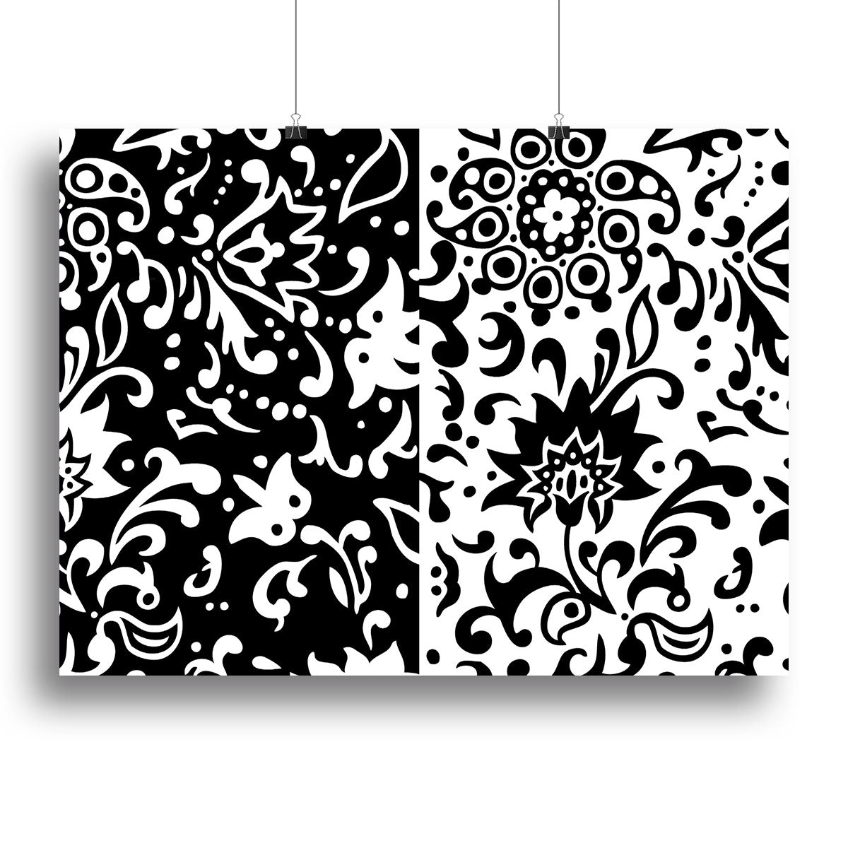 Floral Chic Canvas Print or Poster - Canvas Art Rocks - 2