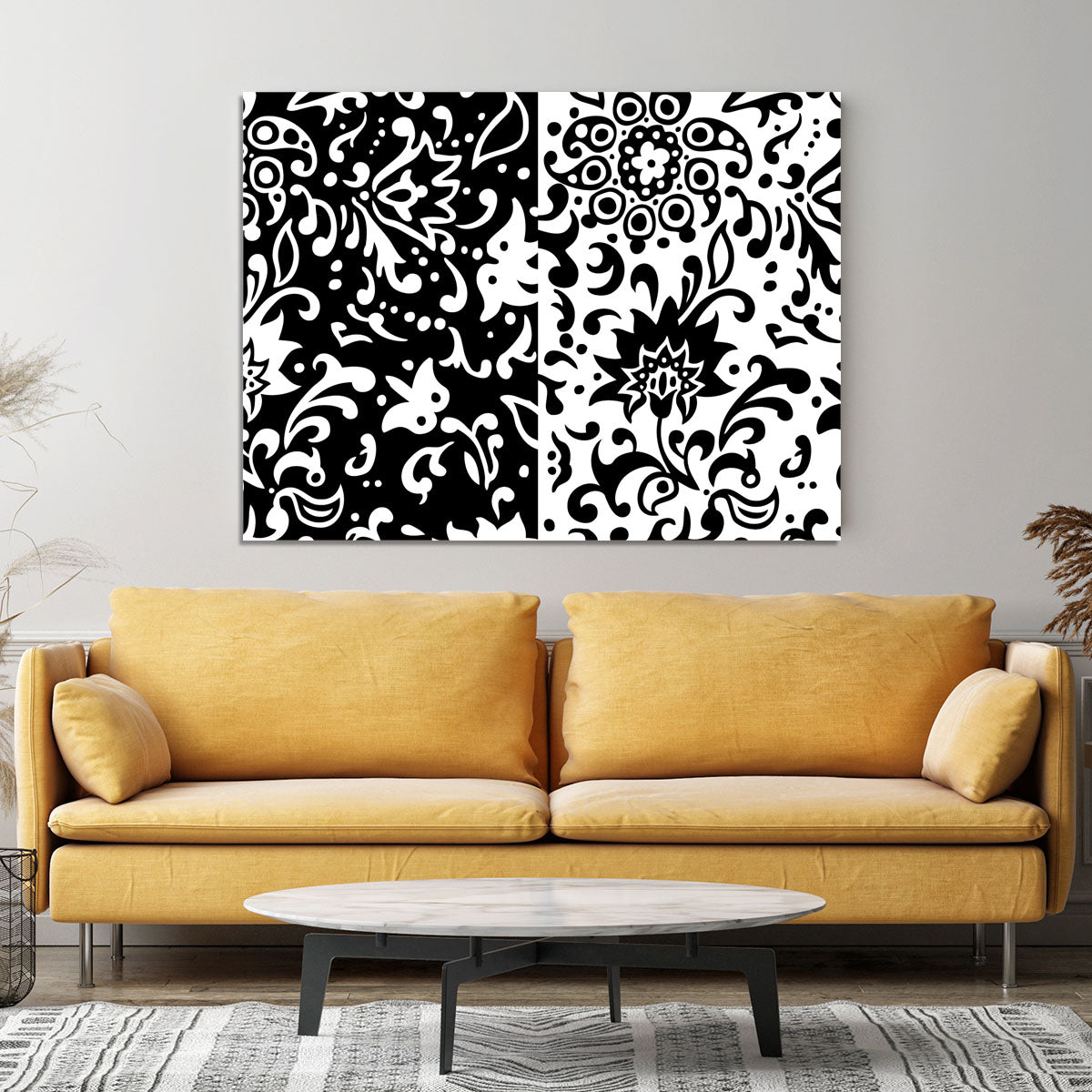 Floral Chic Canvas Print or Poster - Canvas Art Rocks - 4