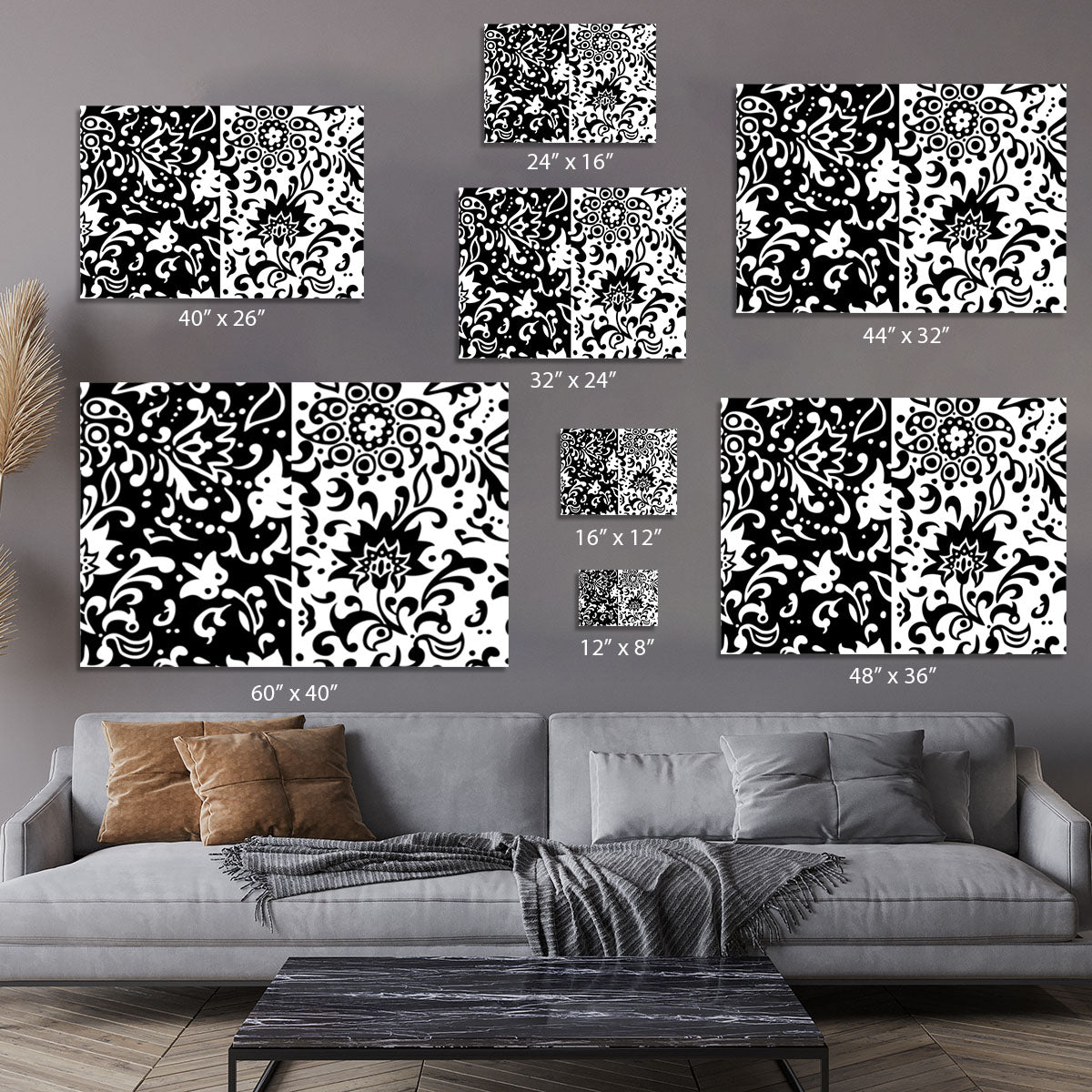 Floral Chic Canvas Print or Poster - Canvas Art Rocks - 7