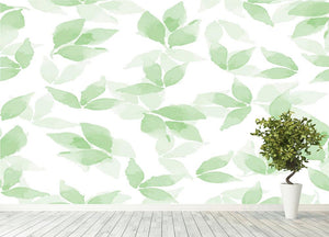 Floral background Wall Mural Wallpaper - Canvas Art Rocks - 4