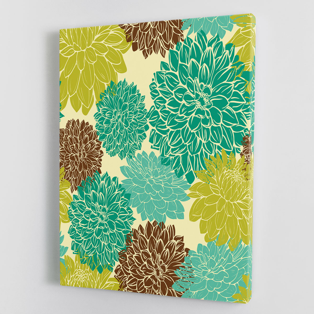 Floral seamless pattern Canvas Print or Poster - Canvas Art Rocks - 1