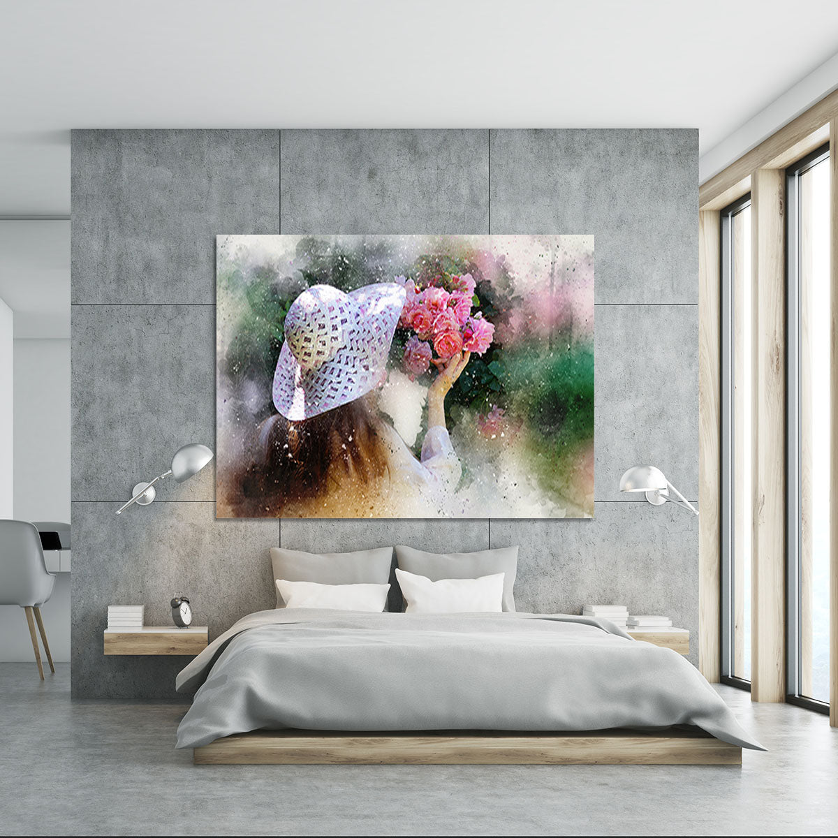 Flower Girl Painting Canvas Print or Poster - Canvas Art Rocks - 5