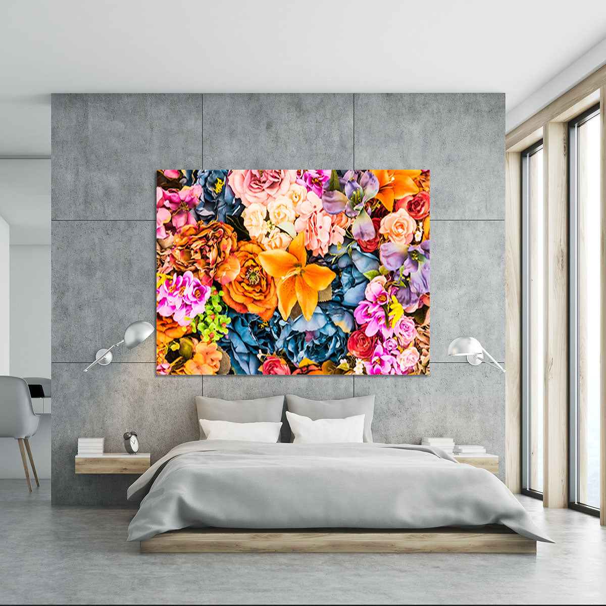 Flower background Canvas Print or Poster - Canvas Art Rocks - 5