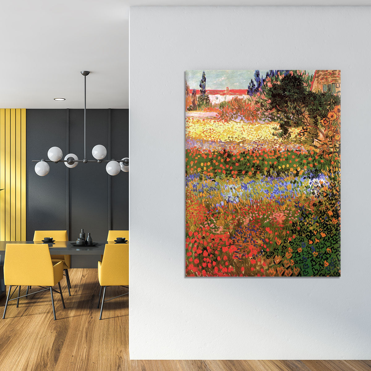 Flowering Garden by Van Gogh Canvas Print or Poster - Canvas Art Rocks - 4
