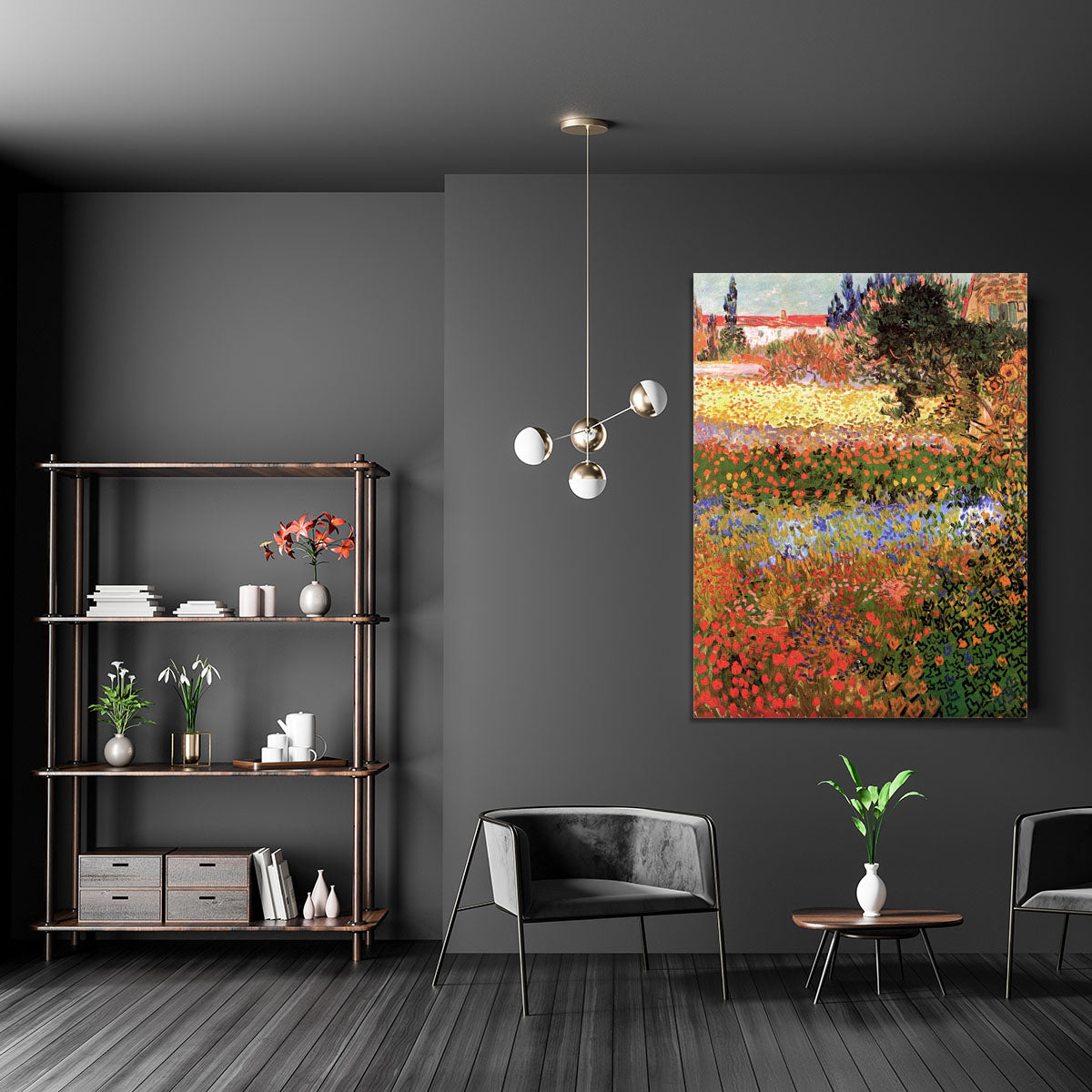 Flowering Garden by Van Gogh Canvas Print or Poster - Canvas Art Rocks - 5