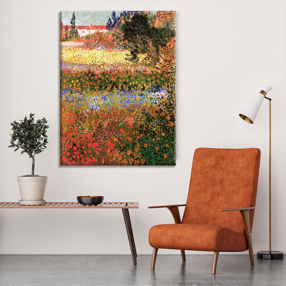 Flowering Garden by Van Gogh Canvas Print or Poster - Canvas Art Rocks - 6