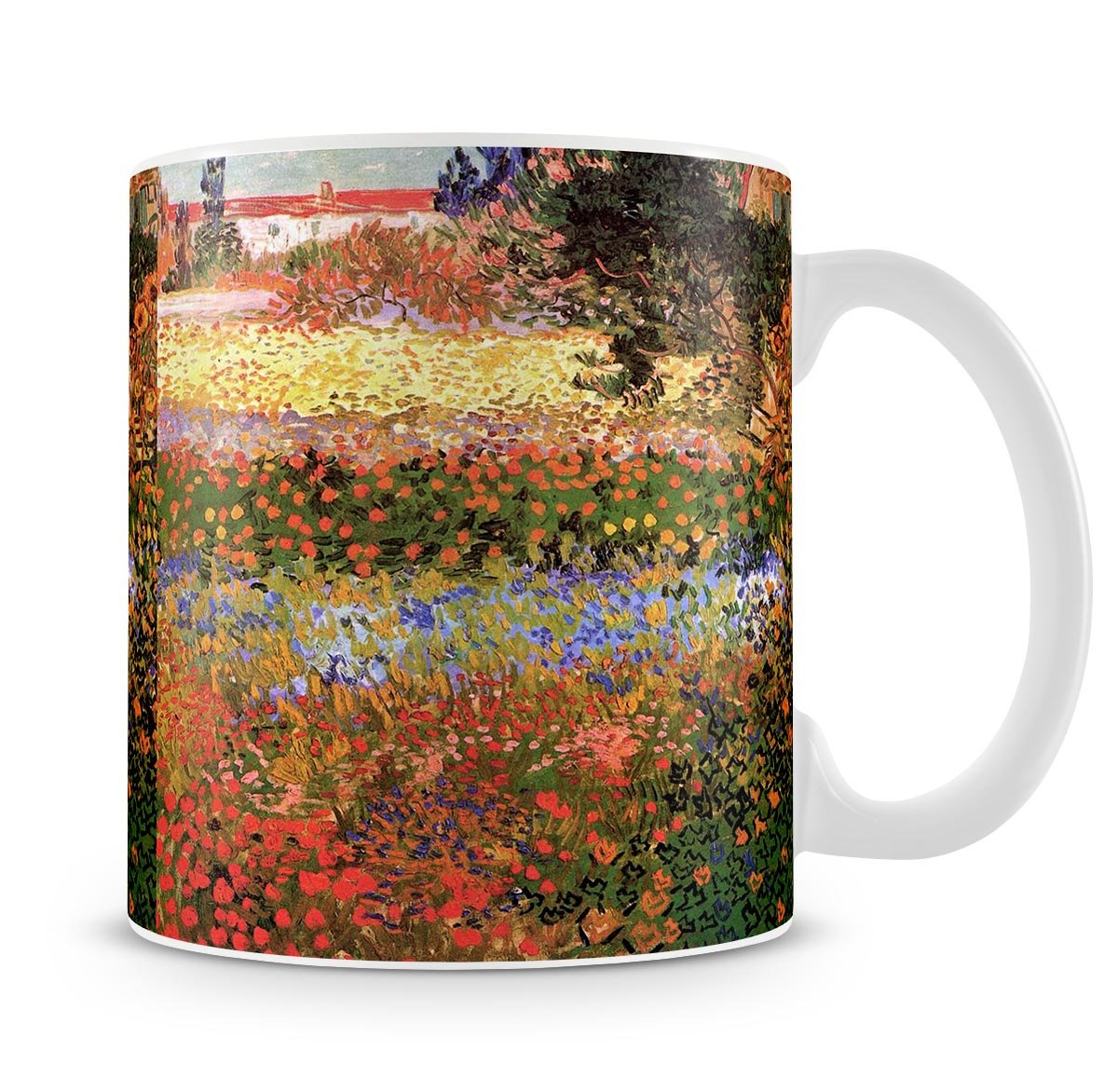 Flowering Garden by Van Gogh Mug - Canvas Art Rocks - 4