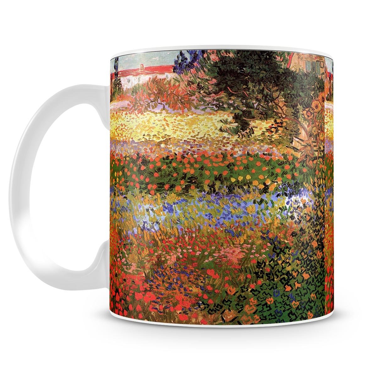 Flowering Garden by Van Gogh Mug - Canvas Art Rocks - 4