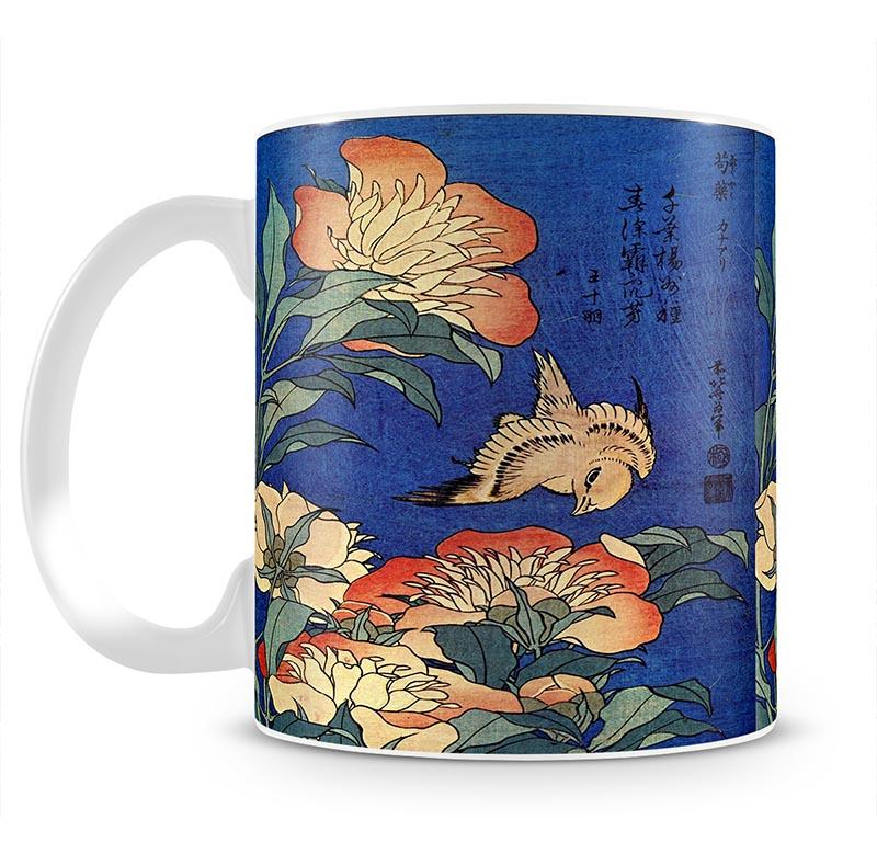 Flowers by Hokusai Mug - Canvas Art Rocks - 2
