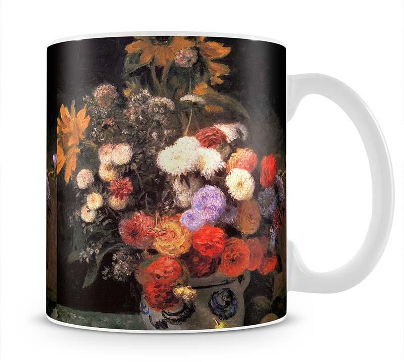Flowers in a vase by Renoir Mug - Canvas Art Rocks - 1