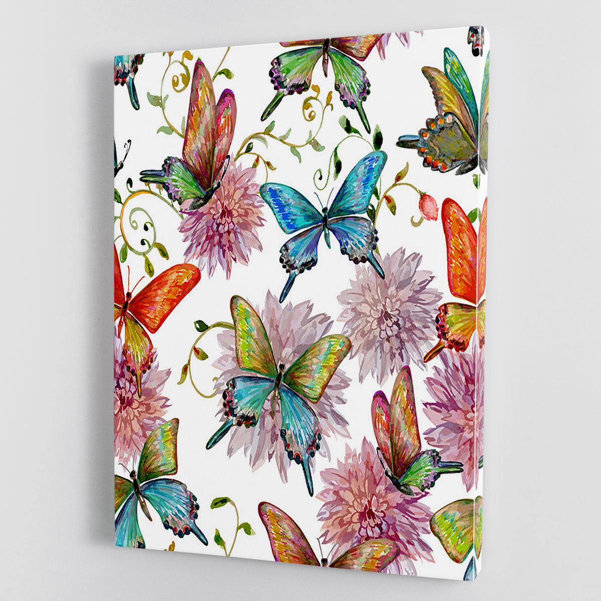 Flying butterflies Canvas Print or Poster - Canvas Art Rocks - 1