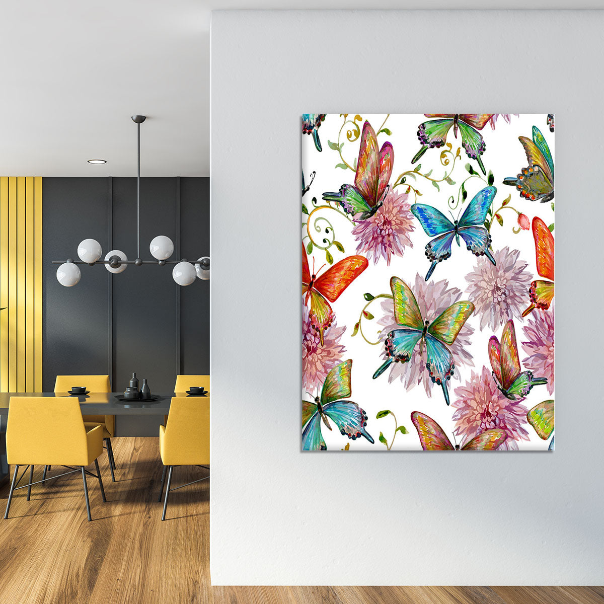 Flying butterflies Canvas Print or Poster - Canvas Art Rocks - 4