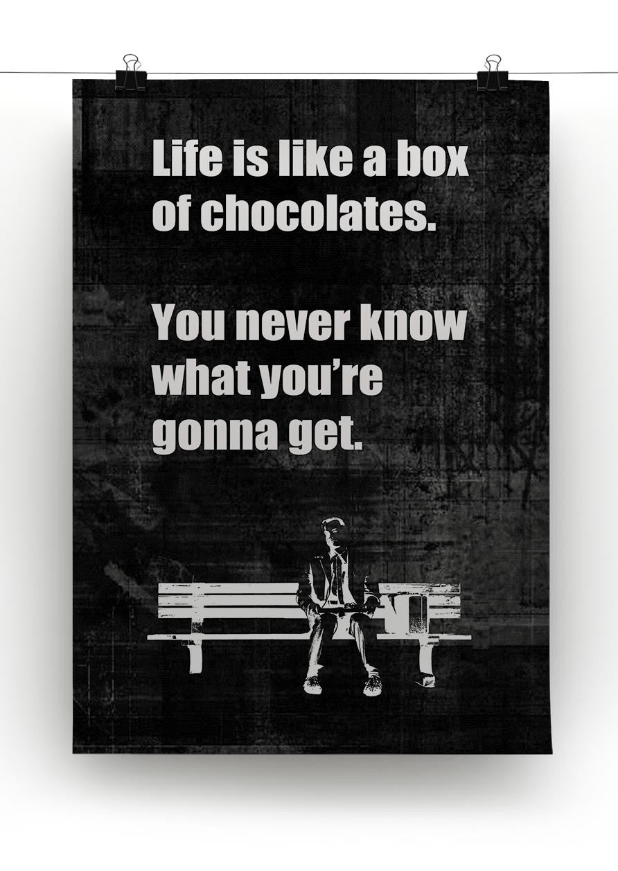 Forest Gump Box Of Chocolates Print - Canvas Art Rocks - 2