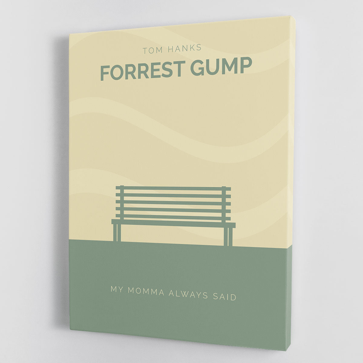 Forrest Gump Minimal Movie Canvas Print or Poster - Canvas Art Rocks - 1