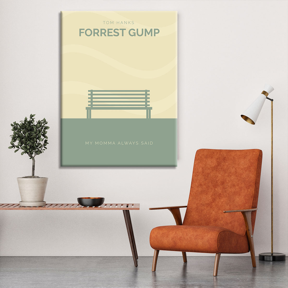 Forrest Gump Minimal Movie Canvas Print or Poster - Canvas Art Rocks - 6