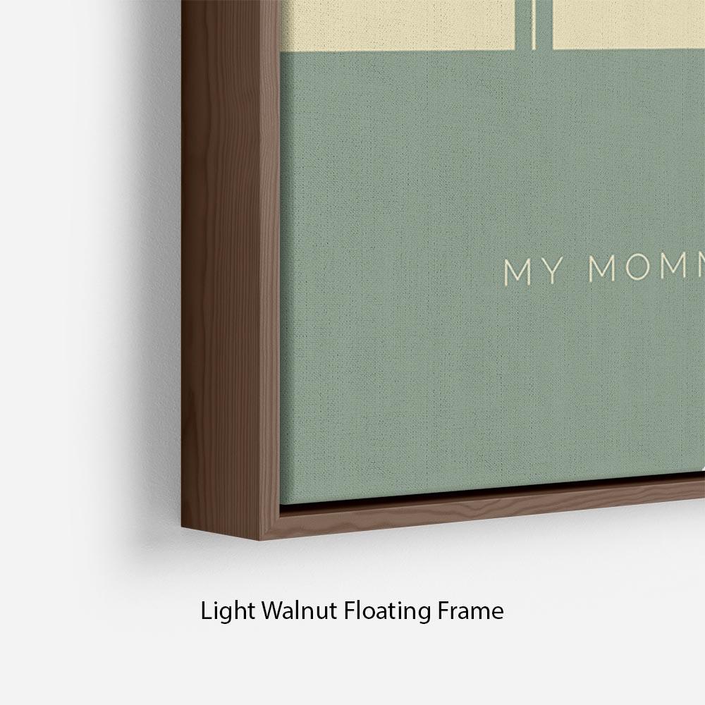 Forrest Gump Minimal Movie Floating Frame Canvas - Canvas Art Rocks - 8