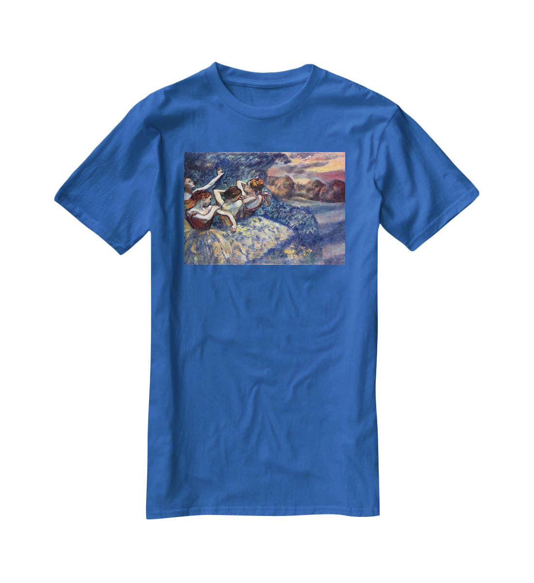 Four Dancers by Degas T-Shirt - Canvas Art Rocks - 2