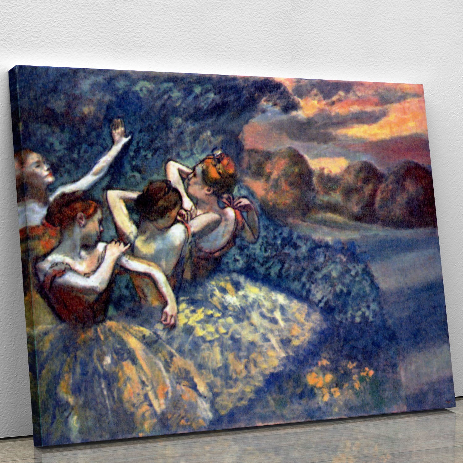 Four Dancers by Degas Canvas Print or Poster - Canvas Art Rocks - 1