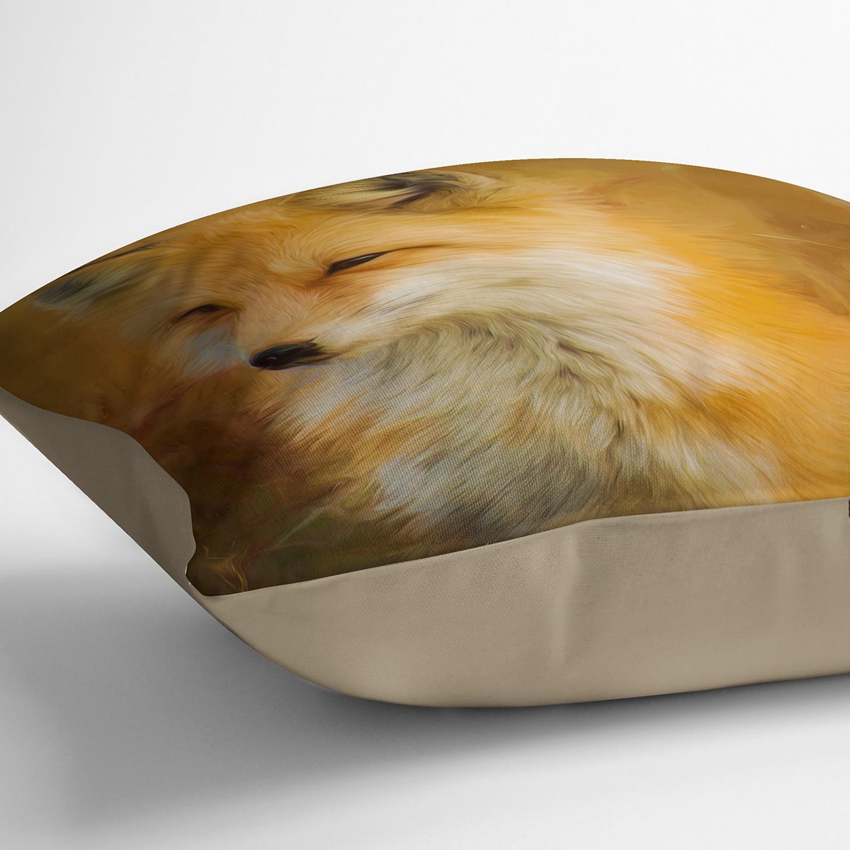 Fox Painting Cushion