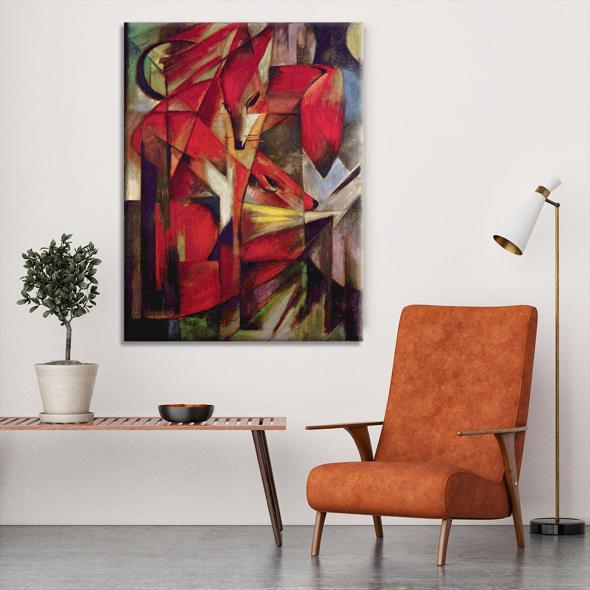 Foxes by Franz Marc Canvas Print or Poster - Canvas Art Rocks - 6