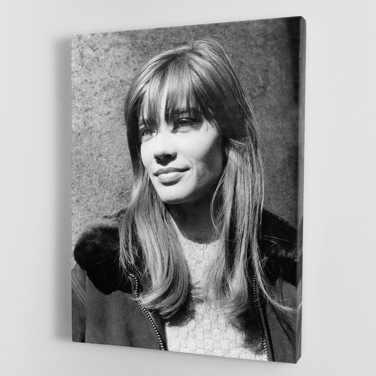 Francoise Hardy in 1965 Canvas Print or Poster - Canvas Art Rocks - 1