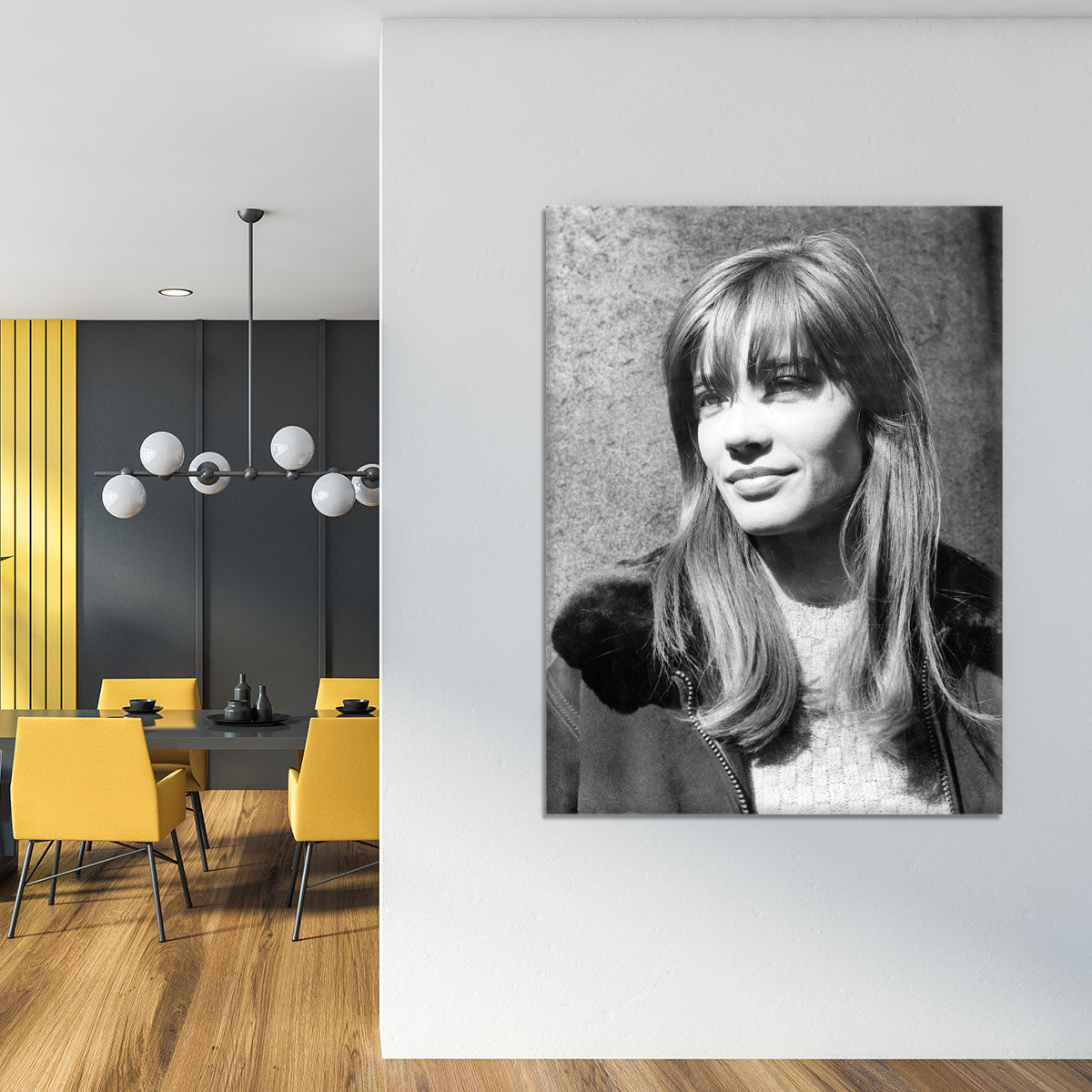 Francoise Hardy in 1965 Canvas Print or Poster - Canvas Art Rocks - 4