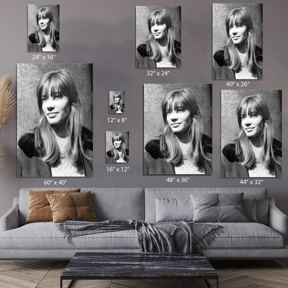 Francoise Hardy in 1965 Canvas Print or Poster - Canvas Art Rocks - 7
